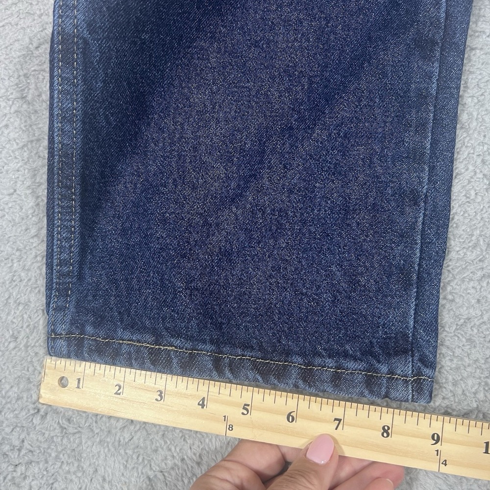 Wrangler Men's Regular Fit Dark Wash Straight Leg Flex Blue Jeans Size 44x32 NWT - Picture 5 of 8